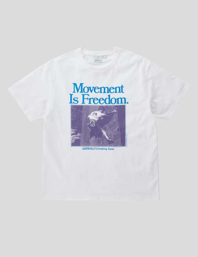 T-shirt GRAMICCI movement tee white